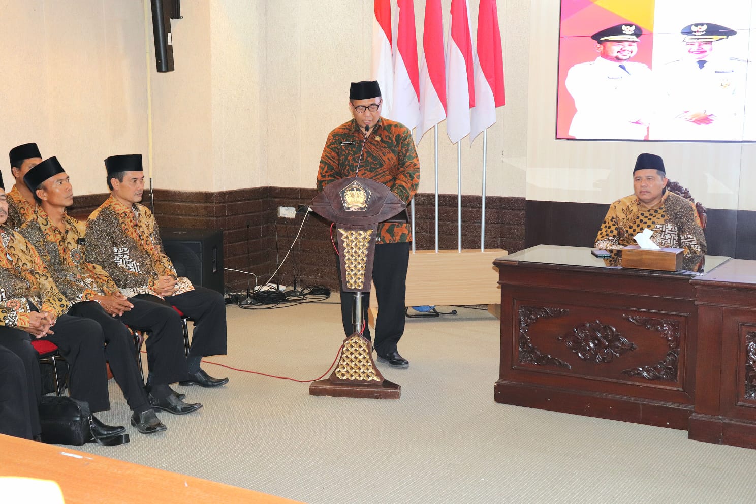 Lepas Kafilah, Sekda Achmad Washil Optimis Gresik Rebut Juara Umum MTQ ke-XXX Tingkat Provinsi Jatim di Kota Pasuruan